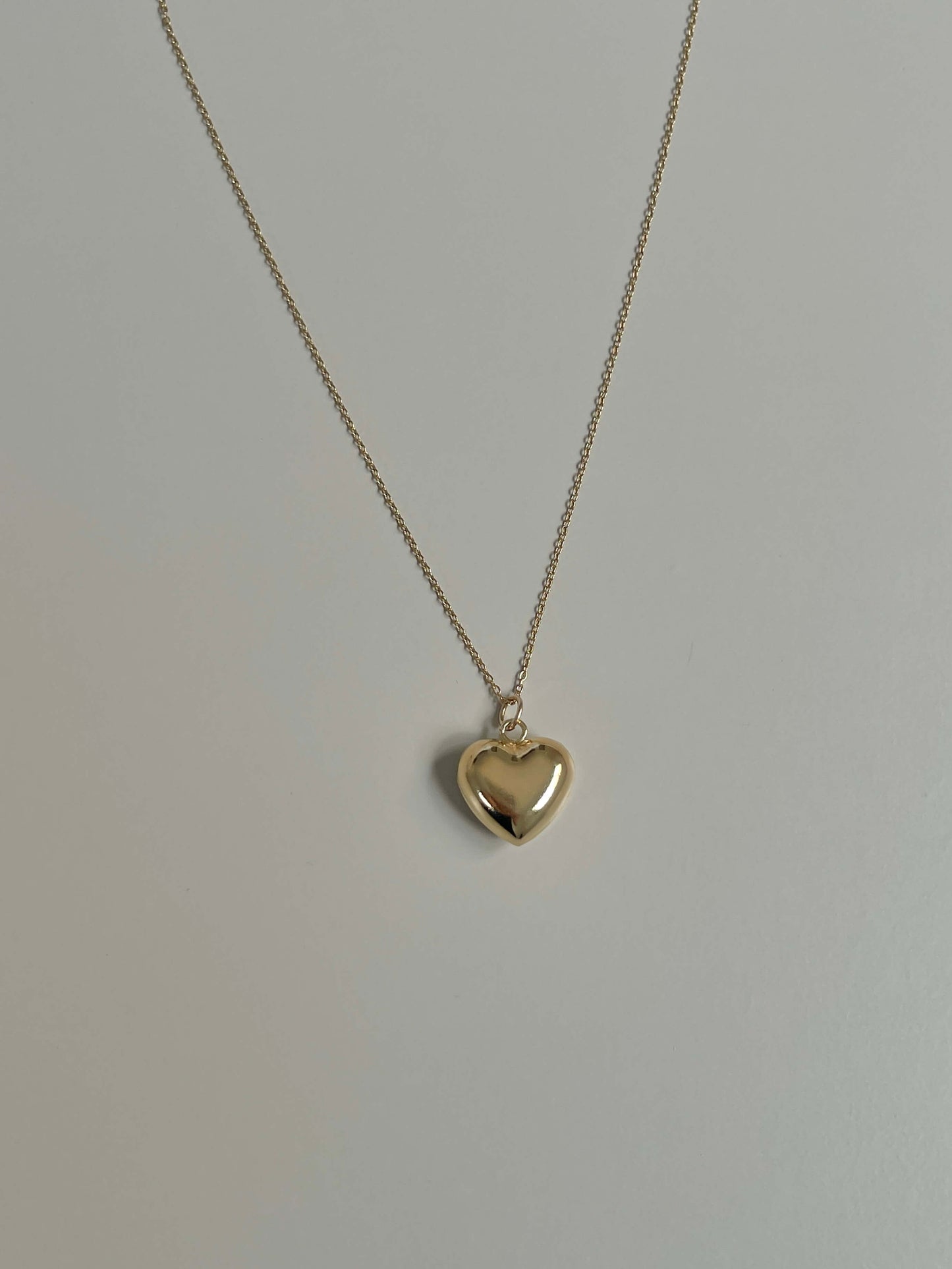 PUFFED HEART NECKLACE