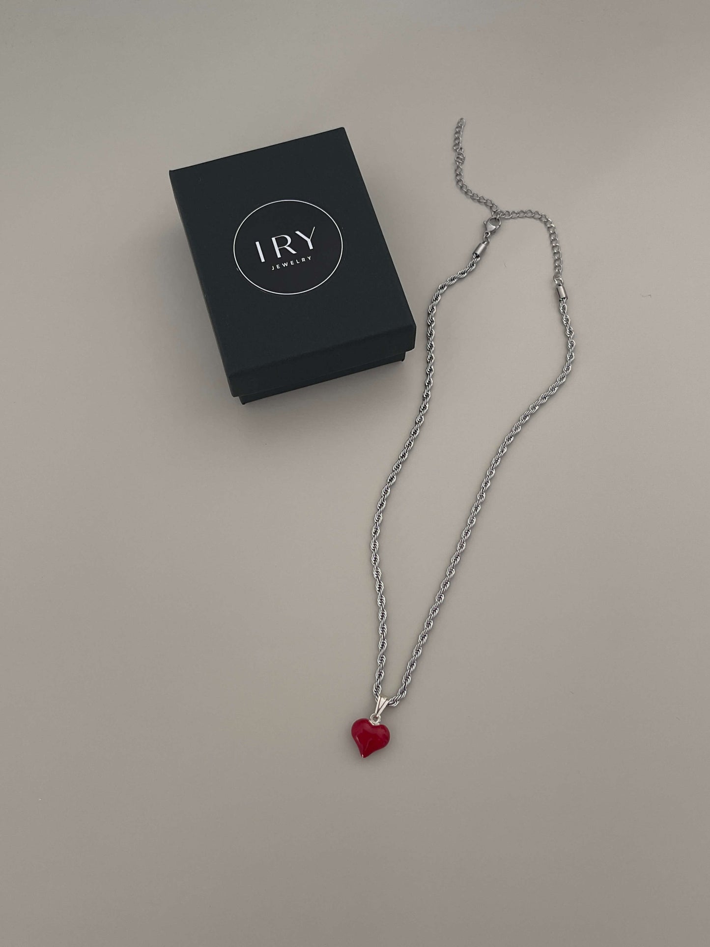 ARIANA RED HEART NECKLACE