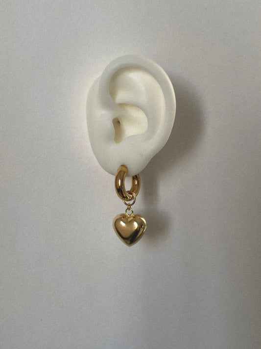 Pure heart earrings