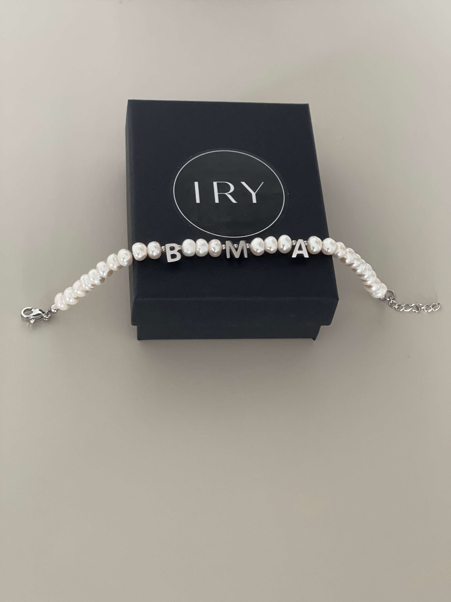 Initials Pearl Bracelet
