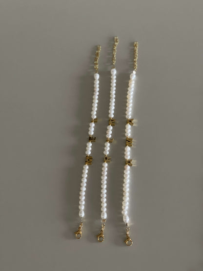 Initials Pearl Bracelet